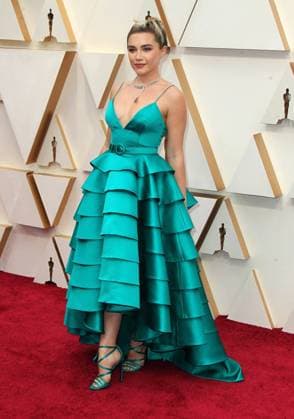 92nd Annual Academy Awards - Arrivals 09 February 2020 - Hollywood, California - Florence Pugh. 92nd Annual Academy Awards presented by the Academy of Motion Picture Arts and Sciences held at Hollywood & Highland Center. Photo Credit: AdMedia Hollywood California United States EDITORIAL USE ONLY  Copyright: xx AdMediax admphotostwo687566