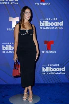 Danna Droppo walks the red carpet at the 2024 Latin Billboard Music Awards at the Mediapro Studio in Medley, Florida on Thursday, October 17, 2024.  MIA20241017160 GARYxIxROTHSTEIN