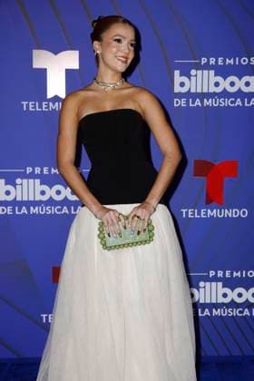Jess Judith walks the red carpet at the 2024 Latin Billboard Music Awards at the Mediapro Studio in Medley, Florida on Thursday, October 17, 2024.  MIA20241017171 GARYxIxROTHSTEIN