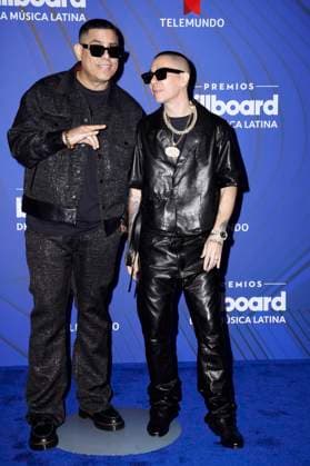 Baby Rasta y Gringo walk the red carpet at the 2024 Latin Billboard Music Awards at the Mediapro Studio in Medley, Florida on Thursday, October 17, 2024.  MIA20241017174 GARYxIxROTHSTEIN