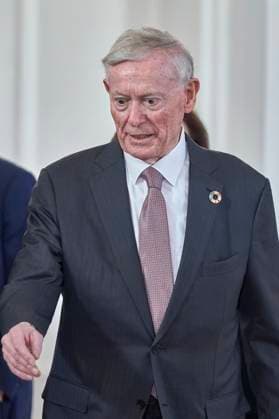 Horst Köhler at the awarding of the special level of the Grand Cross of the Order of Merit of the Federal Republic of Germany to President Biden for his commitment to German-American friendship and the transatlantic partnership at Bellevue Palace Berlin, 18 10 204 Foto:xU.xStammx xFuturexImagex ordensverleihung_4009