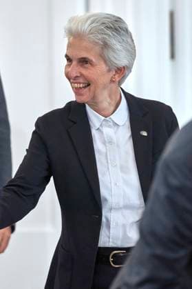 Marie Agnes Strack Zimmermann at the awarding of the special level of the Grand Cross of the Order of Merit of the Federal Republic of Germany to President Biden for his commitment to German-American friendship and the transatlantic partnership at Bellevue Palace Berlin, 18 10 204 Foto:xU.xStammx xFuturexImagex ordensverleihung_4012