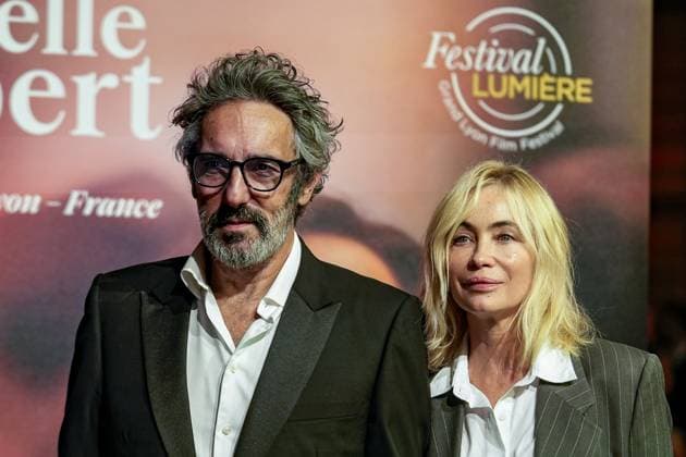 Emmanuelle Béart attends the Lumière Festival 2024 award ceremony in Lyon on 10 18 2024 Photo Sandrine Thesillat Panoramic PEOPLE Price Lumiere Festival Lumiere 2024 Lyon 10 18 2024 SandrineThesillat Panoramic 