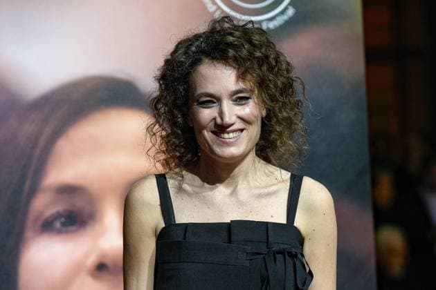 Coralie Fargeat attends the Lumière Festival 2024 award ceremony in Lyon on 10 18 2024 Photo Sandrine Thesillat Panoramic PEOPLE Price Lumiere Festival Lumiere 2024 Lyon 10 18 2024 SandrineThesillat Panoramic 