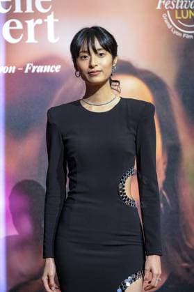 Bella Kim attends the Lumière Festival 2024 award ceremony in Lyon on 10 18 2024 Photo Sandrine Thesillat Panoramic PEOPLE Price Lumiere Festival Lumiere 2024 Lyon 10 18 2024 SandrineThesillat Panoramic 