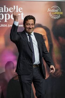 Laurent Gerra attends the Lumière Festival 2024 award ceremony in Lyon on 10 18 2024 Photo Sandrine Thesillat Panoramic PEOPLE Price Lumiere Festival Lumiere 2024 Lyon 10 18 2024 SandrineThesillat Panoramic 