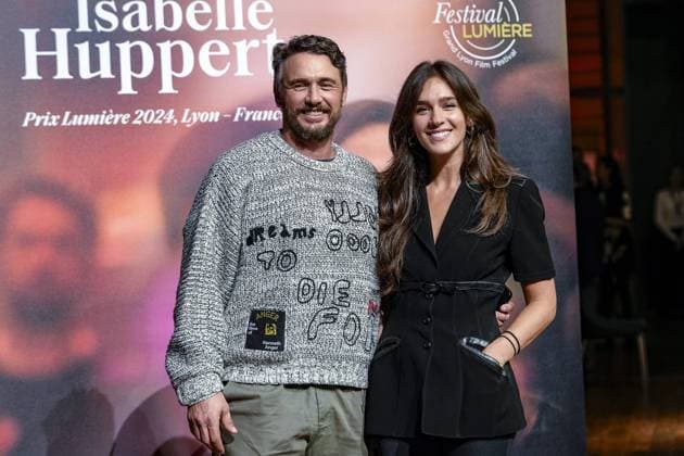 James Franco attends the Lumière Festival 2024 award ceremony in Lyon on 10 18 2024 Photo Sandrine Thesillat Panoramic PEOPLE Price Lumiere Festival Lumiere 2024 Lyon 10 18 2024 SandrineThesillat Panoramic 