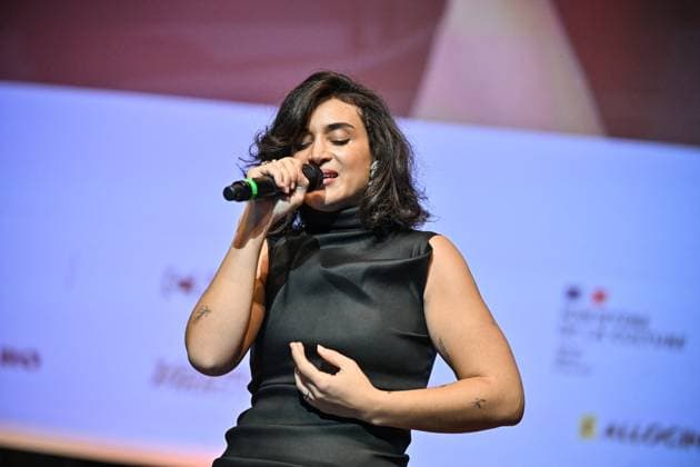 16th Lumiere Film Festival Lumiere Award Ceremony Camelia Jordana attending the Lumiere Award Ceremony ( Prix Lumiere ) during the 16th Lumiere Film Festival in Lyon, France on October 18, 2024. Photo by Julien Reynaud APS-Medias ABACAPRESS.COM Lyon France  Copyright: xReynaudxJulien APS-Medias ABACAx