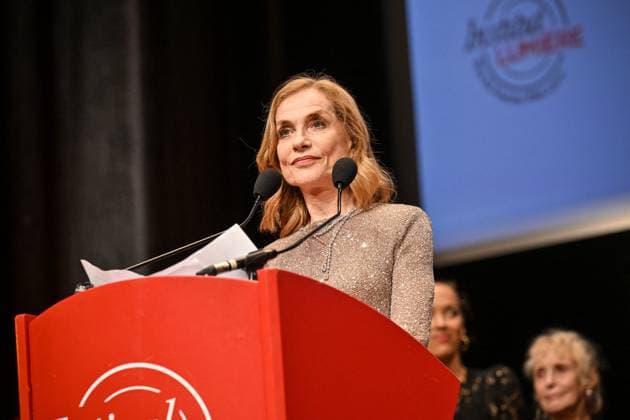 16th Lumiere Film Festival Lumiere Award Ceremony Isabelle Huppert attending the Lumiere Award Ceremony ( Prix Lumiere ) during the 16th Lumiere Film Festival in Lyon, France on October 18, 2024. Photo by Julien Reynaud APS-Medias ABACAPRESS.COM Lyon France  Copyright: xReynaudxJulien APS-Medias ABACAx