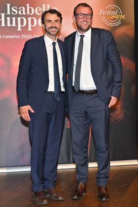 16th Lumiere Film Festival Lumiere Award Ceremony Gregory Doucet, Cedric Van Styvendael attending the Lumiere Award Ceremony ( Prix Lumiere ) during the 16th Lumiere Film Festival in Lyon, France on October 18, 2024. Photo by Julien Reynaud APS-Medias ABACAPRESS.COM Lyon France  Copyright: xReynaudxJulien APS-Medias ABACAx