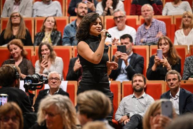 16th Lumiere Film Festival Lumiere Award Ceremony Camelia Jordana attending the Lumiere Award Ceremony ( Prix Lumiere ) during the 16th Lumiere Film Festival in Lyon, France on October 18, 2024. Photo by Julien Reynaud APS-Medias ABACAPRESS.COM Lyon France  Copyright: xReynaudxJulien APS-Medias ABACAx