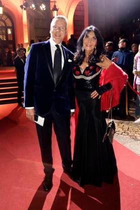 Dunja Rajter with husband Michael Eichler at the 35 Hessian Film and Cinema Award 2024 ceremony at the Alte Oper Frankfurt am Main, 18 10 2024 Foto:xP.xBackx xFuturexImagex filmpres_hessen_4008