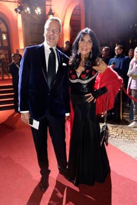 Dunja Rajter with husband Michael Eichler at the 35 Hessian Film and Cinema Award 2024 ceremony at the Alte Oper Frankfurt am Main, 18 10 2024 Foto:xP.xBackx xFuturexImagex filmpres_hessen_4009