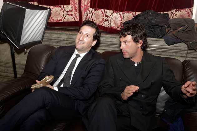 David Hadda and Aaron Altaras at the 35th Hessian Film and Cinema Award 2024 ceremony at the Alte Oper Frankfurt am Main, 18 10 2024 Foto:xP.xBackx xFuturexImagex filmpres_hessen_4039