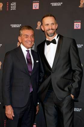 Michel Friedman and Florian Hager at the 35th Hessian Film and Cinema Award 2024 ceremony at the Alte Oper Frankfurt am Main, 18 10 2024 Foto:xP.xBackx xFuturexImagex filmpres_hessen_4051