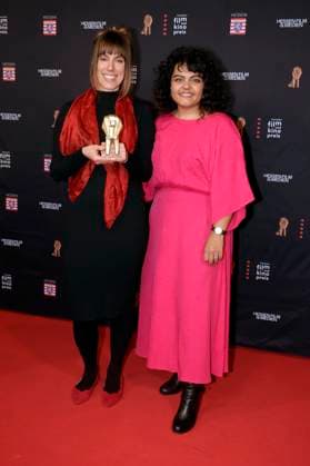 Marja Burchard and Sara Fazilat at the 35 Hessian Film and Cinema Award 2024 ceremony at the Alte Oper Frankfurt am Main, 18 10 2024 Foto:xP.xBackx xFuturexImagex filmpres_hessen_4061