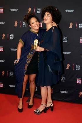Baharak Abdolifard and Narges Kalhor at the 35th Hessian Film and Cinema Award 2024 ceremony at the Alte Oper Frankfurt am Main, 18 10 2024 Foto:xP.xBackx xFuturexImagex filmpres_hessen_4066