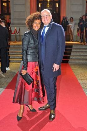 Hessischer Film und Kinopreis 2024 Dennenesch Zoude and Stephan Köhler on the occasion of the award ceremony of the Hessischer Film und Kinopreis on 18 10 2024 in the Alte Oper, Frankfurt Main 20241018MWI010674