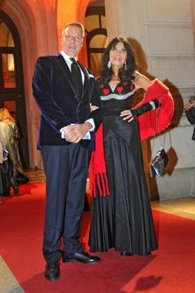 Hessischer Film und Kinopreis 2024 Dunja Rajter and husband Michael Eichler on the occasion of the award ceremony of the Hessischer Film und Kinopreis on 18 10 2024 in the Alte Oper, Frankfurt Main 20241018MWI010809