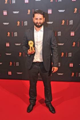 Hessian Film and Cinema Award 2024 Only Muhammed Tarhan on the occasion of the award ceremony of the Hessian Film and Cinema Award on 18 10 2024 in the Alte Oper, Frankfurt Main 20241018MWI010862