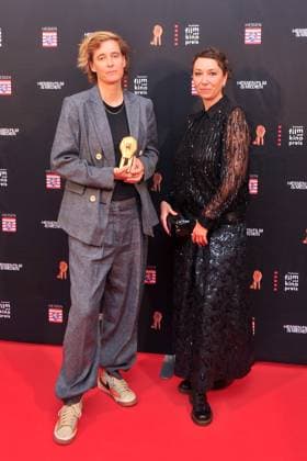 Hessischer Film und Kinopreis 2024 Pia Strietmann and Ursula Strauss on the occasion of the award ceremony of the Hessischer Film und Kinopreis on 18 10 2024 in the Alte Oper, Frankfurt Main 20241018MWI010907