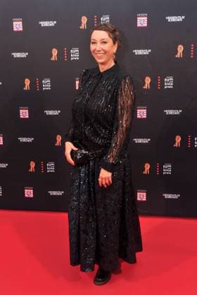 Hessischer Film und Kinopreis 2024 Ursula Strauss on the occasion of the award ceremony of the Hessischer Film und Kinopreis on 18 10 2024 in the Alte Oper, Frankfurt Main 20241018MWI010912