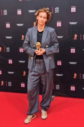 Hessischer Film und Kinopreis 2024 Pia Strietmann on the occasion of the award ceremony of the Hessischer Film und Kinopreis on 18 10 2024 in the Alte Oper, Frankfurt Main 20241018MWI010916