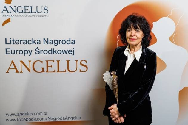 October 19, 2024, Wroclaw, Wroclaw, Poland: On October 19th, 2024, the Central European Angelus Literature Award was presented in WrocAöaw. The Austrian writer Monika Helfer received the award for her novel Ã¢â‚¬oeHalastraÃ¢â‚¬Â, and the translation award went to the bookÃ¢â‚¬â ¢s translator, Arkadiusz Zychlinski. in pic: Monika Helfer Wroclaw Poland - ZUMAz123 20241019_zip_z123_065 Copyright: xKrzysztofxZatyckix