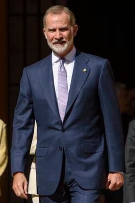 Spanish King Felipe VI gives a speech after receiving the Honour Distintion of the Latinamerican Awards of the Golden Tower during an act held in Seville, Spain 21 October 2024. Spanish King Felipe VI receives the Honour Distintion of the Latinamerican Awards of the Golden Tower !ACHTUNG: NUR REDAKTIONELLE NUTZUNG!  Copyright: xRaulxCarox GRAFAND4013 20241021-55015001436_1