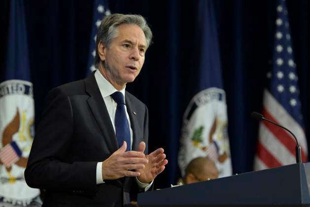 DC: Sec Blinken hold a Secretary of State s Award for Global Anti Racism Champions ceremony US State Department Secretary Antony Blinken delivers remarks and presents awards during a Secretary of State s Award for Global Anti-Racism Champions ceremony at State Department Headquarters in Washington DC, USA, on October 21, 2024. WASHINGTON DC USA  Copyright: xLeninxNollyx originalFilename: nollyaraujo-dcsecbli241021_np2WL.jpg