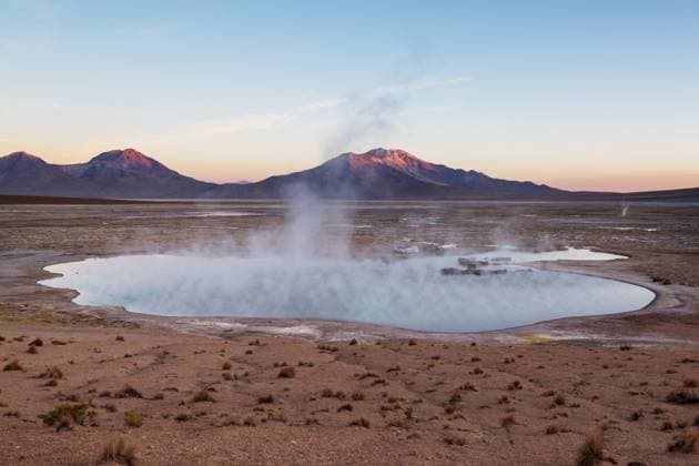 Hot springs in Chile Natural Hot Spring in Atacama desert, Chile, South America. Copyright: xZoonar.com GalynaxAndrushkox 21174424