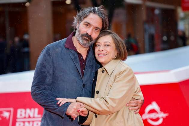 October 23, 2024, Rome, ITALY: Italian director Saverio Costanzo (L) and Rome Film Fest Artistic Director Paola Malanga attend red carper at the 19th annual Rome International Film Fest in Rome, Italy, 23 October 2024. The Festa del Cinema di Roma runs from 16 to 27 October 2024. ANSA FABIO FRUSTACI Rome ITALY  - ZUMAa110 20241023_zaf_a110_059 Copyright: xFabioxFrustacix