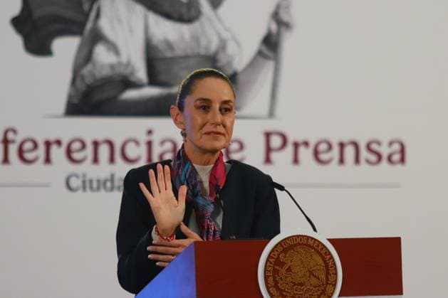MexicoÃ¢â‚¬â ¢s President, Claudia Sheinbaum Pardo speaking about the allocation of 5 billion Mexican Pesos for the new university campuses, which are included in the budget, and also confirmed the arrest of the perpetrator of the murder of priest Marcelo Perez in Chiapas, and the death of Fernando Valenzuela, during a briefing conference at the National Palace. on October 23, 2024 in Mexico City, Mexico. Mexico City Mexico - ZUMAe321 20241023_zia_e321_026 Copyright: xCarlosxSantiagox