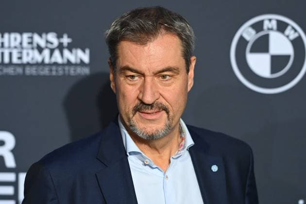 Markus SOEDER State Premier of Bavaria and CSU Chairman single image,cropped single motif,half figure,half figure,Red Carpet,Blue Panther TV and Streaming Award 2024 on 23 10 2024 at BMW Welt Munich