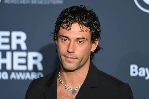 Aaron Altaras Actor , single picture,cropped single motif,portrait,portrait,portrait red carpet,Blue Panther TV and Streaming Award 2024 on 23 10 2024 at BMW Welt Munich
