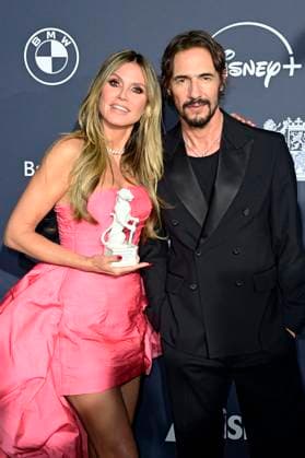 Heidi Klum and Thomas Hayo at the presentation of the Blue Panther TV Streaming Award 2024 at BMW Welt Munich, 23 10 2024 Foto:xF.xKernx xFuturexImagex blauer_panther_4403