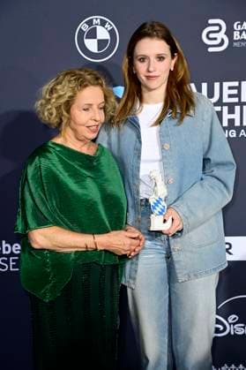 Michaela May and Katharina Stark at the presentation of the Blue Panther TV Streaming Award 2024 at BMW Welt Munich, 23 10 2024 Foto:xF.xKernx xFuturexImagex blauer_panther_4442
