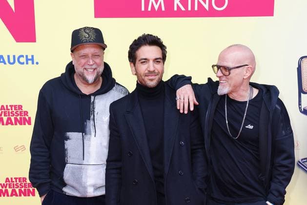 Bilder des Jahres 2024, Entertainment 10 Oktober Entertainment Themen der Woche KW43 Entertainment Bilder des Tages Smudo, Elyas M Barek und Thomas D bei der Alter Weisser Mann Film Premiere am 24.10.2024 in Berlin Alter Weisser Mann Filmpremiere in Berlin *** Smudo, Elyas M Barek and Thomas D at the Alter Weisser Mann film premiere on 24 10 2024 in Berlin Alter Weisser Mann film premiere in Berlin 