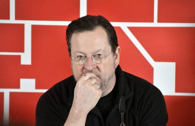 Lars von Trier filming The house that Jack built in Sweden 2017-03-07 (c) LUNDSTEN ROGER Aftonbladet IBL Bildbyra * * * EXPRESSEN OUT * * * AFTONBLADET 4030 Skapafors Sverige x2512x  Copyright: xRogerxLundsten Aftonbladet TTx Filming of The house that Jack built