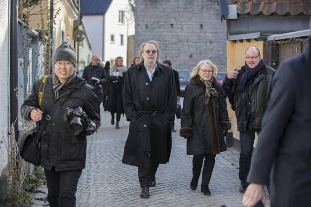 Benny Andersson, Görel Hanser Josefin Nilssons begravning i Visby Domkyrka pa Gotland 2016-03-18 (c) SANDBERG MAGNUS Aftonbladet IBL Bildbyra * * * EXPRESSEN OUT * * * AFTONBLADET 4560 Stockholm Sverige svenska kändisar x2512x  Copyright: xMagnusxSandberg Aftonbladet TTx Josefin Nilssons begravning