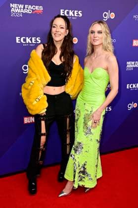 Jasmin Wagner and Kim Hnizdo at the Bunte New Faces Awards ceremony in the Music 2024 category at the P61 Gallery Berlin, 24 10 2024 Foto:xF.xKernx xFuturexImagex new_faces_4053