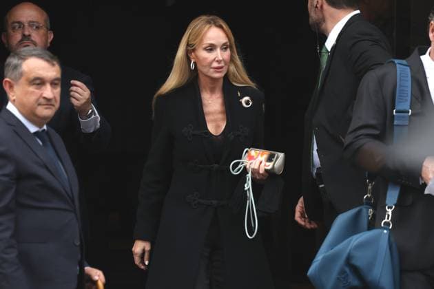 Arrivals at the 2024 Princess of Asturias Awards Ceremony in Oviedo Esther Alcocer Koplowitz leaving the Reconquista Hotel to go to the Campoamor Theater before the 2024 Princess of Asturias Awards Ceremony, on October 25, 2024, in Oviedo, Asturias Spain The Princess of Asturias Foundation celebrates today the Princess of Asturias Awards that, The objectives of the Foundation are to contribute to the exaltation and promotion of scientific, cultural and humanistic values that are universal heritage, through eight categories of awards FAMOSOSOS HOTEL RECONQUISTA PREMIOS PRINCESA DE ASTURIAS José Oviedo Asturias Oviedo Asturias Oviedo Asturias Espana  Copyright: xJosÃ xRuizx 6301397