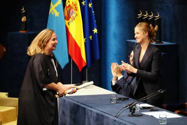 2024 Princess of Asturias Awards Presentation Ceremony in Oviedo The Magnum Photos Agency receives the 2024 Princess of Asturias Award for Concord receives the 2024 Princess of Asturias Award for the Arts during the 2024 Princess of Asturias Awards Presentation Ceremony at the Campoamor Theater, on October 25, 2024, in Oviedo, Asturias Spain The Princess of Asturias Foundation celebrates today the Princess of Asturias Awards which are presented annually at a solemn academic ceremony in Oviedo, The objectives of the Foundation are to contribute to the exaltation and promotion of scientific, cultural and humanistic values that are universal heritage, through eight categories of awards 25 OCTOBER 2024 PRINCESS OF ASTURIAS KINGS PRINCESS INFAN  Copyright: xXuanxCuetox 6301868