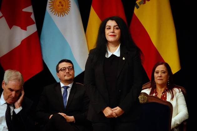 2024 Princess of Asturias Awards Presentation Ceremony in Oviedo Comic artist and painter Marjane Satrapi, receives the 2024 Princess of Asturias Award for Communication and Humanities, during the 2024 Princess of Asturias Awards Presentation Ceremony at the Campoamor Theater, on October 25, 2024, in Oviedo, Asturias Spain The Princess of Asturias Foundation celebrates today the Princess of Asturias Awards, which are presented annually in a solemn academic ceremony in Oviedo, The objectives of the Foundation are to contribute to the exaltation and promotion of scientific, cultural and humanistic values that are universal heritage, through eight categories of awards 25 OCTOBER 2024 PRINCESS OF ASTURIAS KINGS PRINCESS INFANTA PRIZES ASTURIES Copyright: xXuanxCuetox 6301874
