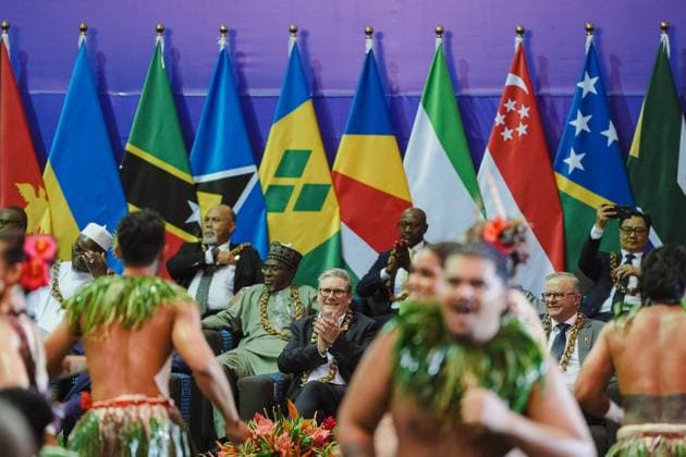 News Themen der Woche KW43 News Bilder des Tages Prime Minister Keir Starmer attends CHOGM Summit in Samoa -Day 2 25 10 2024. Apia, Samoa. Prime Minister Keir Starmer attends the opening ceremony of the Commonwealth Heads of Government Meeting (CHOGM) in Samoa., Credit:Simon Dawson Avalon Samoa, Apia  Copyright: xSimonxDawsonx xAvalonx 0926320453