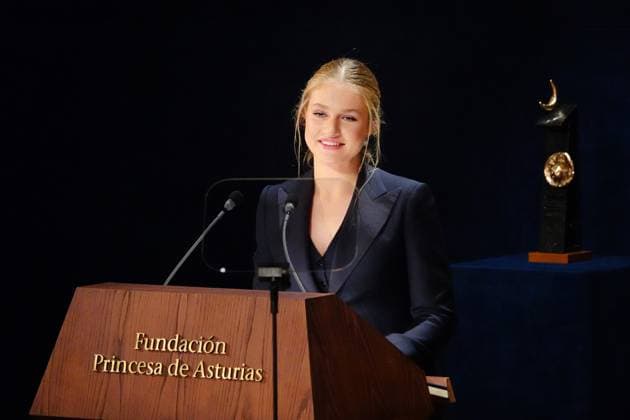 2024 Princess of Asturias Awards Ceremony in Oviedo Princess Leonor during the 2024 Princess of Asturias Awards Ceremony at the Campoamor Theater, on October 25, 2024, in Oviedo, Asturias Spain The Princess of Asturias Foundation today celebrates the annual Princess of Asturias Awards, which are presented at a solemn academic ceremony held in Oviedo, The objectives of the Foundation are to contribute to the exaltation and promotion of scientific, cultural and humanistic values that are universal heritage, through eight categories of awards 25 OCTOBER 2024 PRINCESS OF ASTURIAS QUEENS PRINCESS INFANTA PRIZES ASTURIES ASTURIAS CAMPOAMOR AWARDS Oviedo Asturias Oviedo Asturias Asturias Oviedo Asturias Spain  Copyright: xXuanxCuetox 6301937