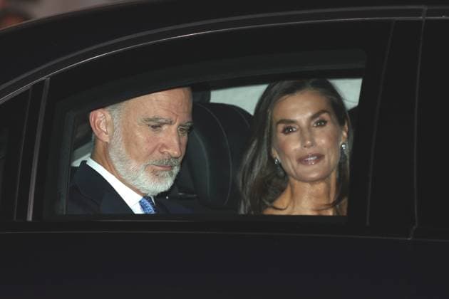 Arrivals at the 2024 Princess of Asturias Awards Ceremony in Oviedo King Felipe and Queen Letizia leaving the Campoamor Theater after attending the 2024 Princess of Asturias Awards Ceremony, on October 25, 2024, in Oviedo, Asturias Spain The Princess of Asturias Foundation today celebrates the Princess of Asturias Awards, which are presented annually in a solemn academic ceremony held in Oviedo, The objectives of the Foundation are to contribute to the exaltation and promotion of scientific, cultural and humanistic values that are universal heritage, through eight categories of awards FAMOSOSOS HOTEL RECONQUISTA PREMIOS PRINCESA DE ASTURIAS José Oviedo Asturias Oviedo Asturias Asturias Espana  Copyright: xJosÃ xRuizx 6301979