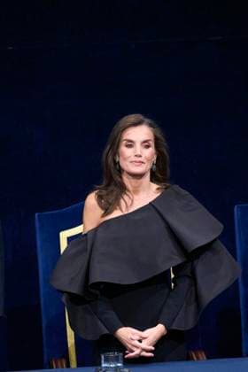 25-10-2024 Gala Queen Letizia during the 2024 Princess of Asturias awards ceremony at the Campoamor theater in Oviedo. The Princess of Asturias Awards are presented annually to individuals or organizations from around the world for their achievements in science, arts, literature, humanities, and sports. No Spain Â  Copyright: xPPEx