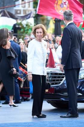 25-10-2024 Gala Queen Sofia during the 2024 Princess of Asturias awards ceremony at the Campoamor theater in Oviedo. The Princess of Asturias Awards are presented annually to individuals or organizations from around the world for their achievements in science, arts, literature, humanities, and sports. No Spain Â  Copyright: xPPEx