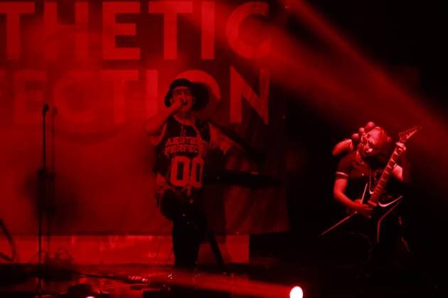 October 24, 2024, MÃ Xico, Ciudad De MÃ Xico, MÃ xico: MEXICO MÃ Xico, MEXICO - 2024 10 24.- Aesthetic Perfection, the American-Austrian electro Goth Pop band performs at the San Rafael forum in Mexico City. MÃ Xico México - ZUMAe321 20241024_zea_e321_186 Copyright: xCarlosxSantiagox